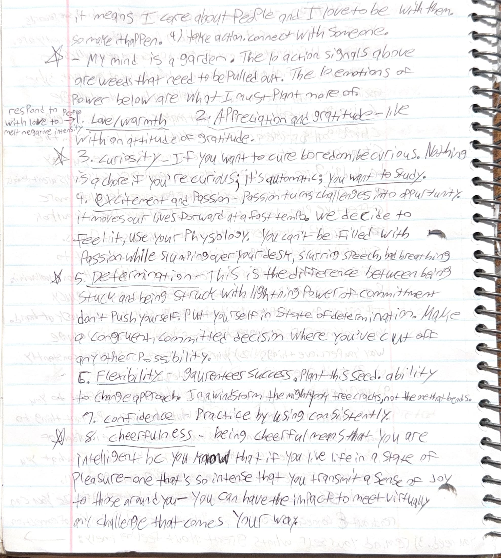 Handwritten notes
