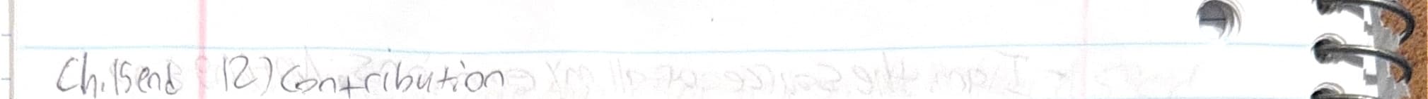 Handwritten notes