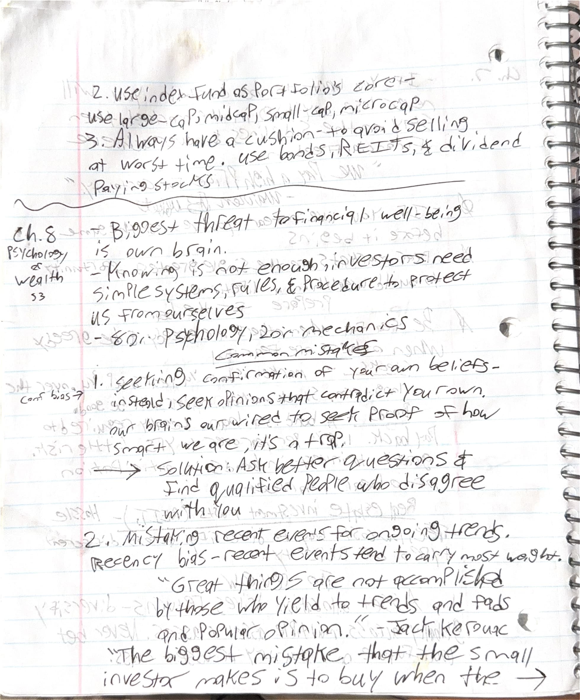 Handwritten notes
